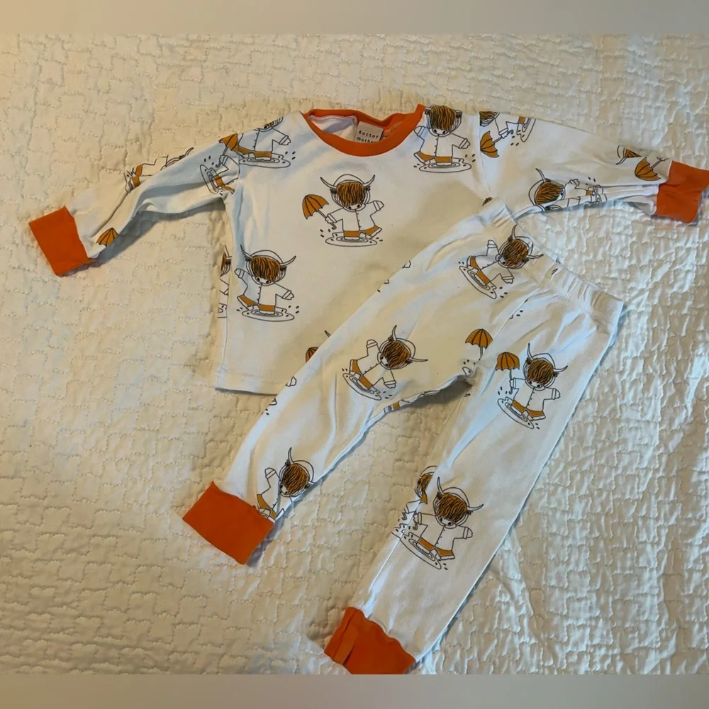 Doctor Mother Other. Organic cotton pajamas EUC - Picture 6 of 9